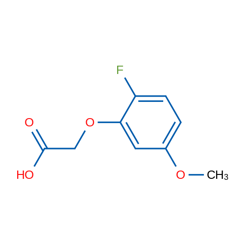 2-(2-Fluoro-5-methoxyphenoxy)acetic acid 1g