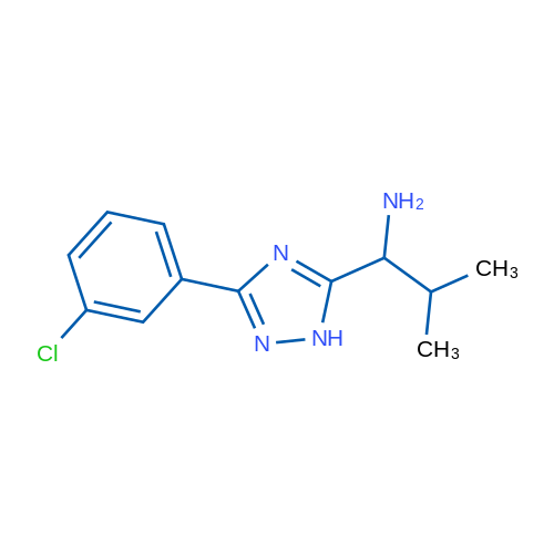 1-(3-(3-Chlorophenyl)-1H-1,2,4-triazol-5-yl)-2-methylpropan-1-amine 1g