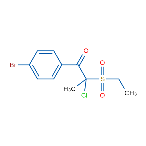 1-(4-Bromophenyl)-2-chloro-2-(ethylsulfonyl)propan-1-one 1g
