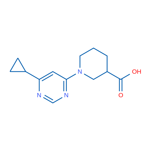 1-(6-Cyclopropylpyrimidin-4-yl)piperidine-3-carboxylic acid 1g