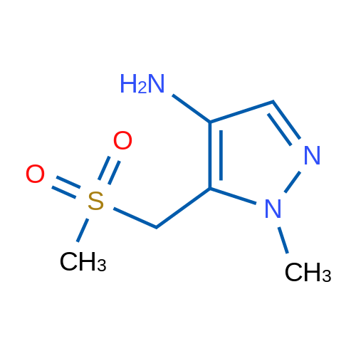 1-Methyl-5-((methylsulfonyl)methyl)-1H-pyrazol-4-amine 1g