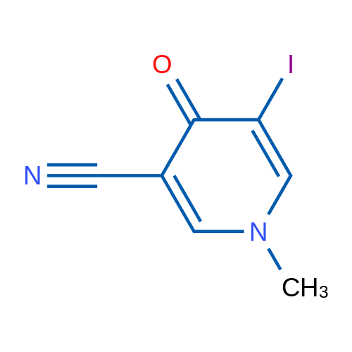 5-Iodo-1-methyl-4-oxo-1,4-dihydropyridine-3-carbonitrile 1g