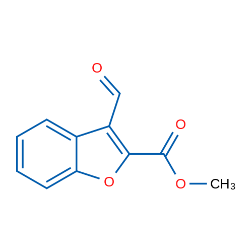 Methyl 3-formylbenzofuran-2-carboxylate 1g