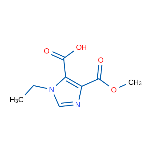1-Ethyl-4-(methoxycarbonyl)-1H-imidazole-5-carboxylic acid 1g