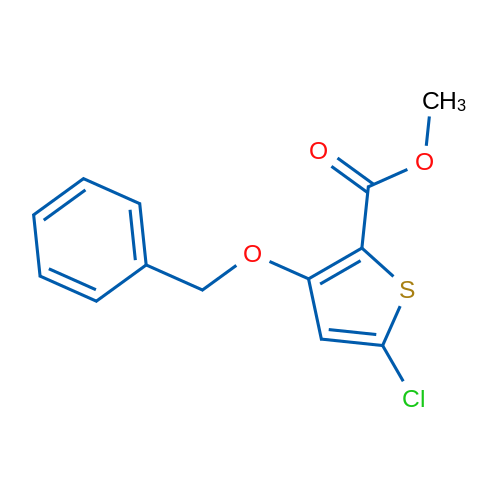 Methyl 3-(benzyloxy)-5-chlorothiophene-2-carboxylate 1g
