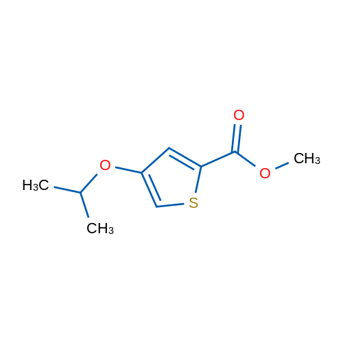 Methyl 4-isopropoxythiophene-2-carboxylate 1g