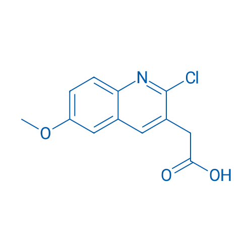 2-(2-Chloro-6-methoxyquinolin-3-yl)acetic acid 1g