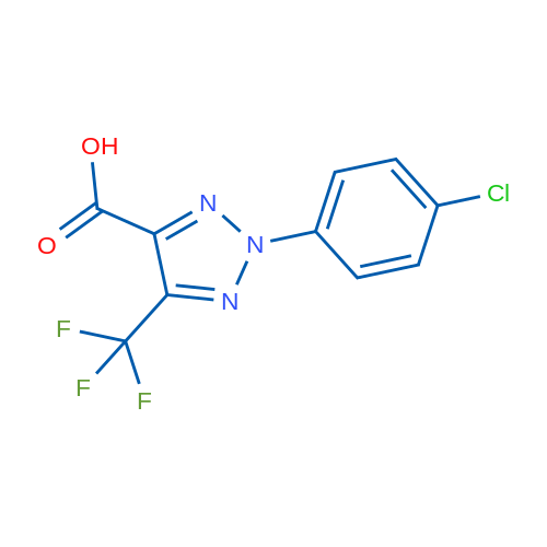 2-(4-Chlorophenyl)-5-(trifluoromethyl)-2H-1,2,3-triazole-4-carboxylic acid 1g