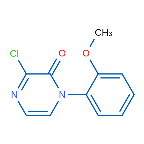 3-Chloro-1-(2-methoxyphenyl)pyrazin-2(1H)-one 1g