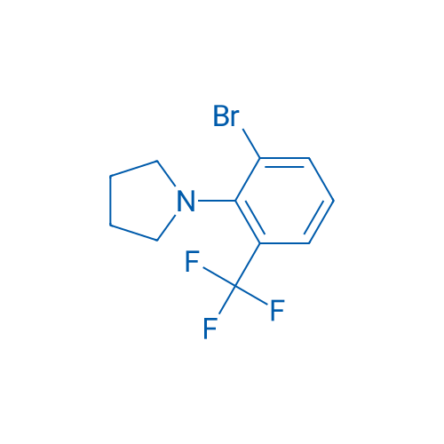1-(2-Bromo-6-(trifluoromethyl)phenyl)pyrrolidine 1g