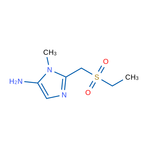 2-((Ethylsulfonyl)methyl)-1-methyl-1H-imidazol-5-amine 1g