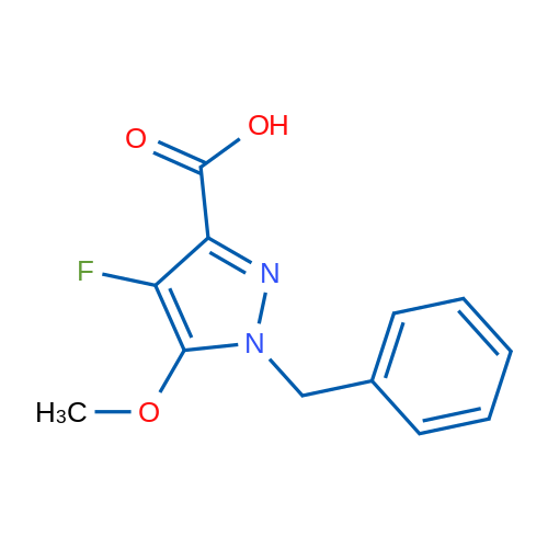 1-Benzyl-4-fluoro-5-methoxy-1H-pyrazole-3-carboxylic acid 1g