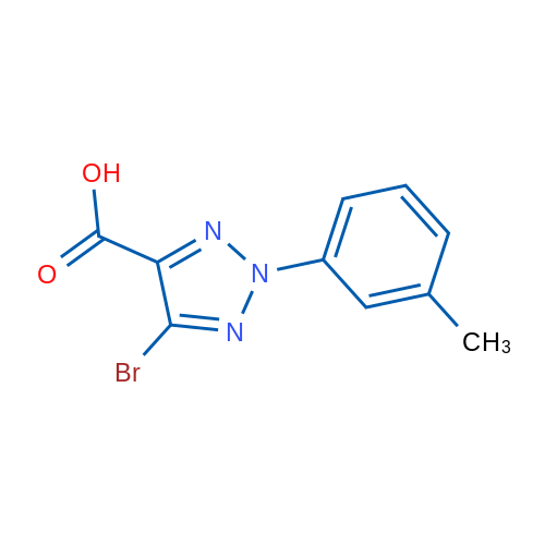 5-Bromo-2-(m-tolyl)-2H-1,2,3-triazole-4-carboxylic acid 1g