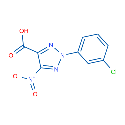 2-(3-Chlorophenyl)-5-nitro-2H-1,2,3-triazole-4-carboxylic acid 1g