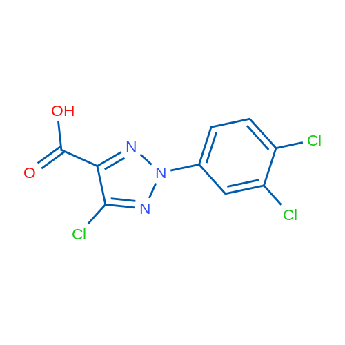 5-Chloro-2-(3,4-dichlorophenyl)-2H-1,2,3-triazole-4-carboxylic acid 1g