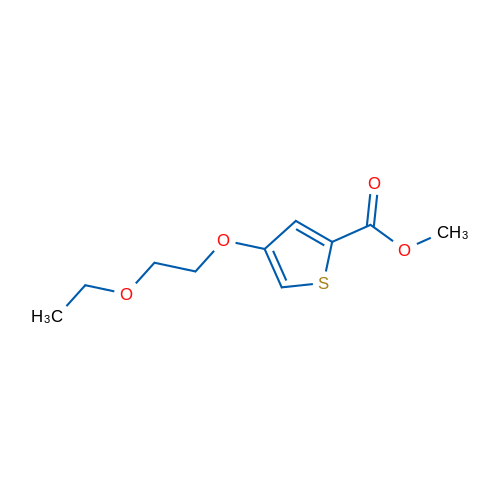 Methyl 4-(2-ethoxyethoxy)thiophene-2-carboxylate 1g