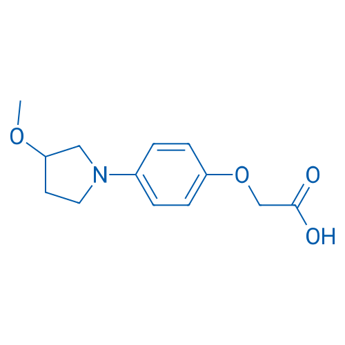 2-(4-(3-Methoxypyrrolidin-1-yl)phenoxy)acetic acid 1g