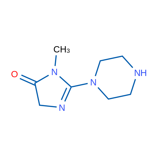 1-Methyl-2-(piperazin-1-yl)-1H-imidazol-5(4H)-one 1g