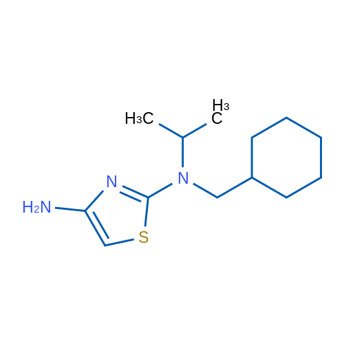 N2-(Cyclohexylmethyl)-N2-isopropylthiazole-2,4-diamine 1g