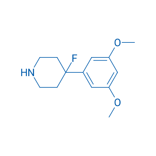 4-(3,5-Dimethoxyphenyl)-4-fluoropiperidine 1g