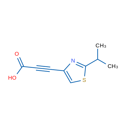 3-(2-Isopropylthiazol-4-yl)propiolic acid 1g