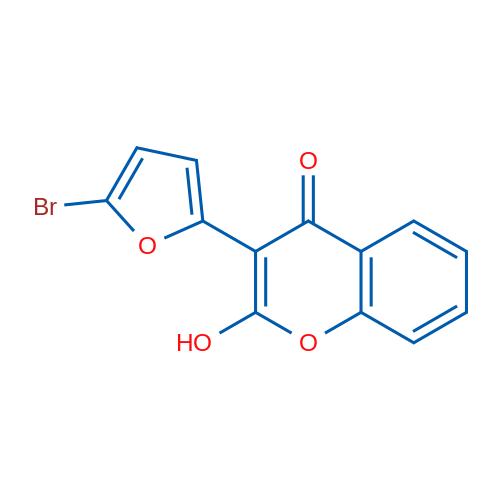 3-(5-Bromofuran-2-yl)-2-hydroxy-4H-chromen-4-one 1g