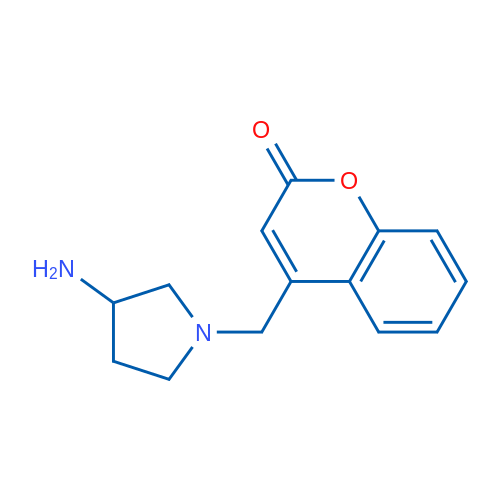 4-((3-Aminopyrrolidin-1-yl)methyl)-2H-chromen-2-one 1g