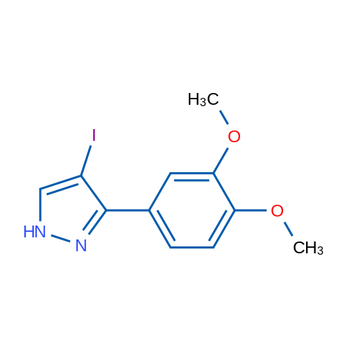 3-(3,4-Dimethoxyphenyl)-4-iodo-1H-pyrazole 1g