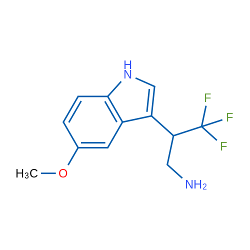 3,3,3-Trifluoro-2-(5-methoxy-1H-indol-3-yl)propan-1-amine 1g