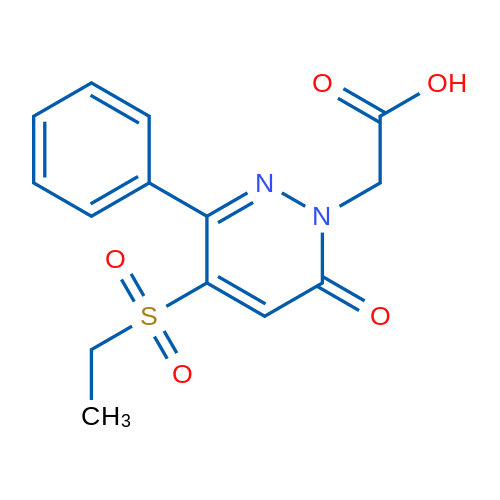 2-(4-(Ethylsulfonyl)-6-oxo-3-phenylpyridazin-1(6H)-yl)acetic acid 1g