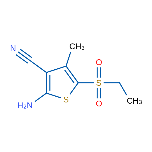 2-Amino-5-(ethylsulfonyl)-4-methylthiophene-3-carbonitrile 1g