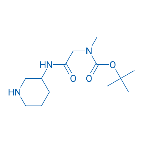 tert-Butyl methyl(2-oxo-2-(piperidin-3-ylamino)ethyl)carbamate 100mg