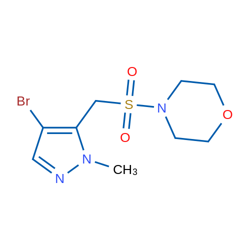 4-(((4-Bromo-1-methyl-1H-pyrazol-5-yl)methyl)sulfonyl)morpholine 1g