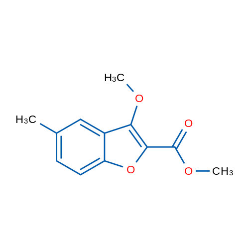 Methyl 3-methoxy-5-methylbenzofuran-2-carboxylate 1g