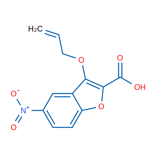 3-(Allyloxy)-5-nitrobenzofuran-2-carboxylic acid 1g