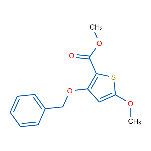 Methyl 3-(benzyloxy)-5-methoxythiophene-2-carboxylate 1g