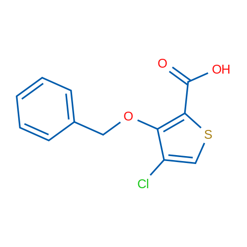 3-(Benzyloxy)-4-chlorothiophene-2-carboxylic acid 1g