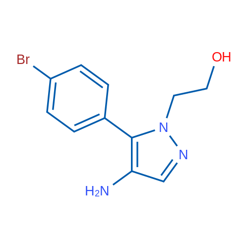 2-(4-Amino-5-(4-bromophenyl)-1H-pyrazol-1-yl)ethanol 1g