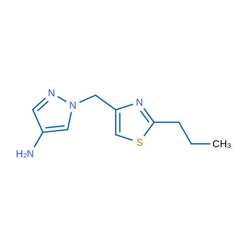 1-((2-Propylthiazol-4-yl)methyl)-1H-pyrazol-4-amine 1g
