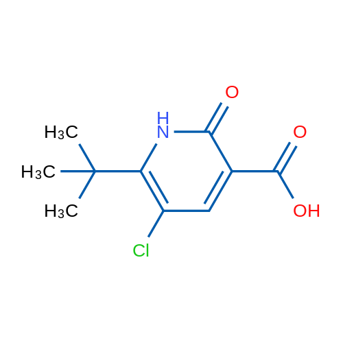 6-(tert-Butyl)-5-chloro-2-oxo-1,2-dihydropyridine-3-carboxylic acid 1g