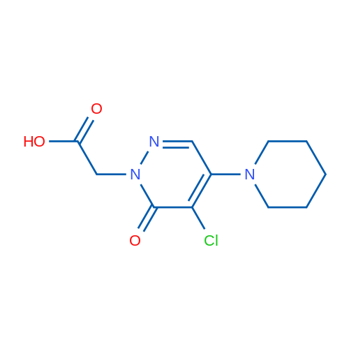 2-(5-Chloro-6-oxo-4-(piperidin-1-yl)pyridazin-1(6H)-yl)acetic acid 1g
