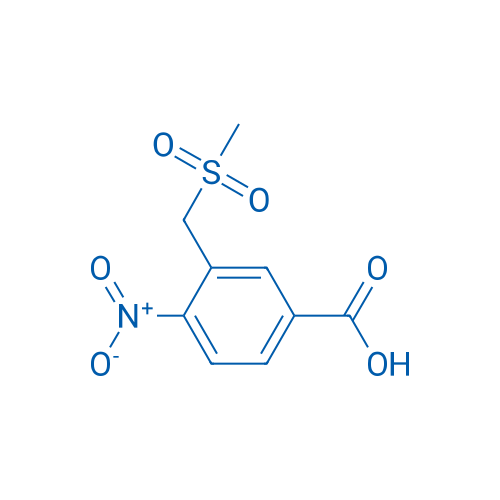 3-((Methylsulfonyl)methyl)-4-nitrobenzoic acid 1g