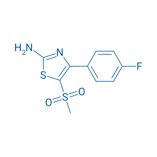 4-(4-Fluorophenyl)-5-(methylsulfonyl)thiazol-2-amine 1g