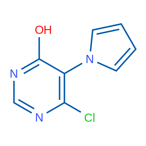 6-Chloro-5-(1H-pyrrol-1-yl)pyrimidin-4-ol 1g