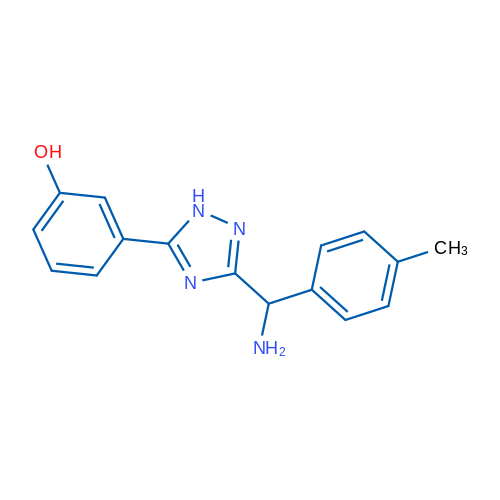 3-(3-(Amino(p-tolyl)methyl)-1H-1,2,4-triazol-5-yl)phenol 1g