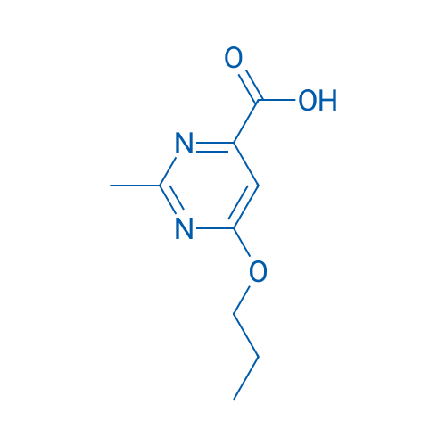 2-Methyl-6-propoxypyrimidine-4-carboxylic acid 250mg