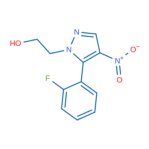 2-(5-(2-Fluorophenyl)-4-nitro-1H-pyrazol-1-yl)ethanol 1g