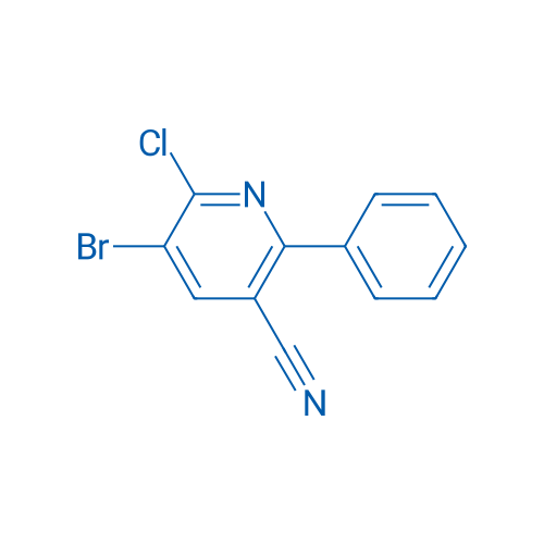5-Bromo-6-chloro-2-phenylnicotinonitrile 1g