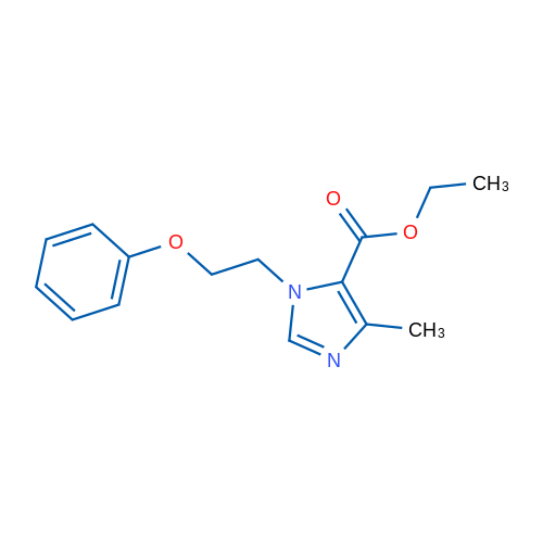 Ethyl 4-methyl-1-(2-phenoxyethyl)-1H-imidazole-5-carboxylate 1g