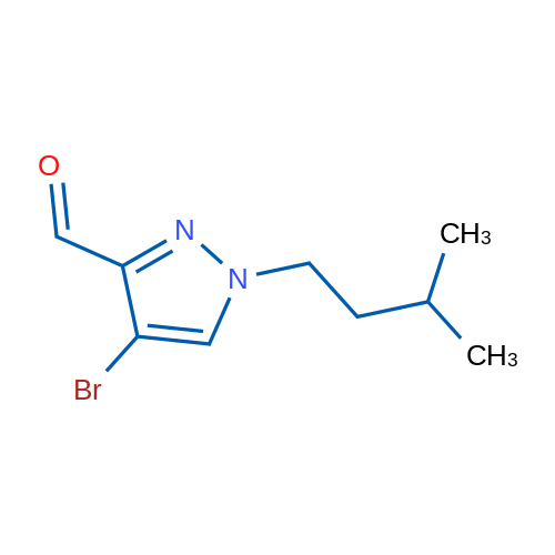4-Bromo-1-isopentyl-1H-pyrazole-3-carbaldehyde 1g